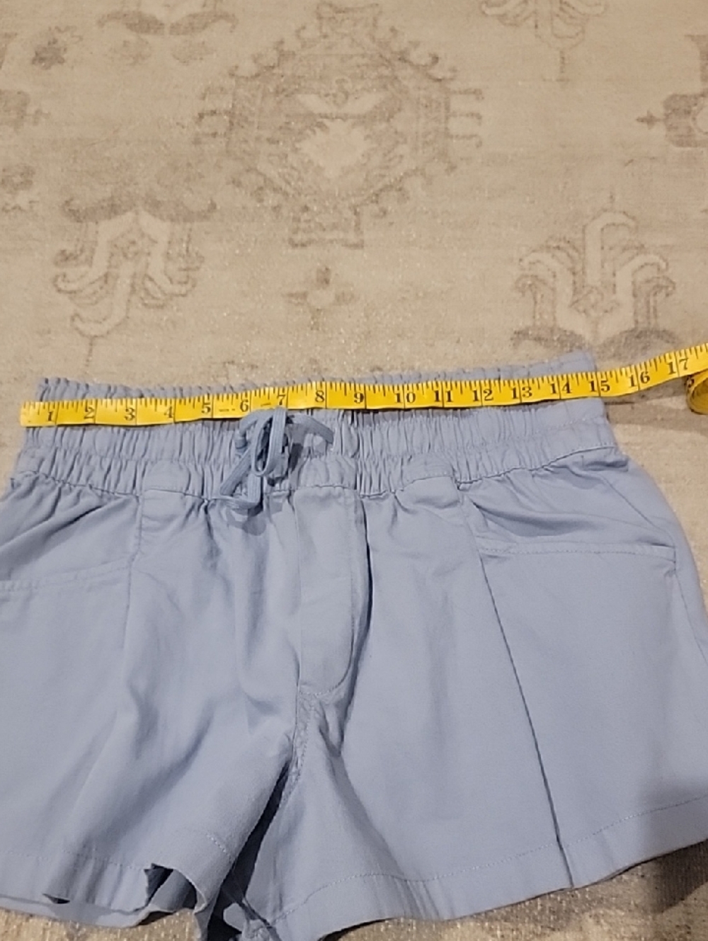 aerie Light Blue Drawstring Pull OnShorts~Size Medium~New With Tags - Picture 9 of 12